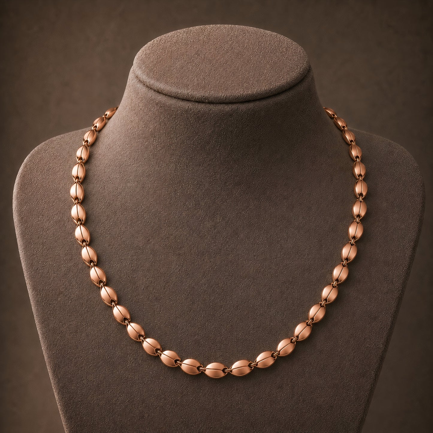 WOLLET Classic Round Link Chain Necklace | Modern Minimalist Jewelry Gift