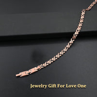 Wollet Magnetic Therapy Copper Bracelet with 3500 Gauss Magnets