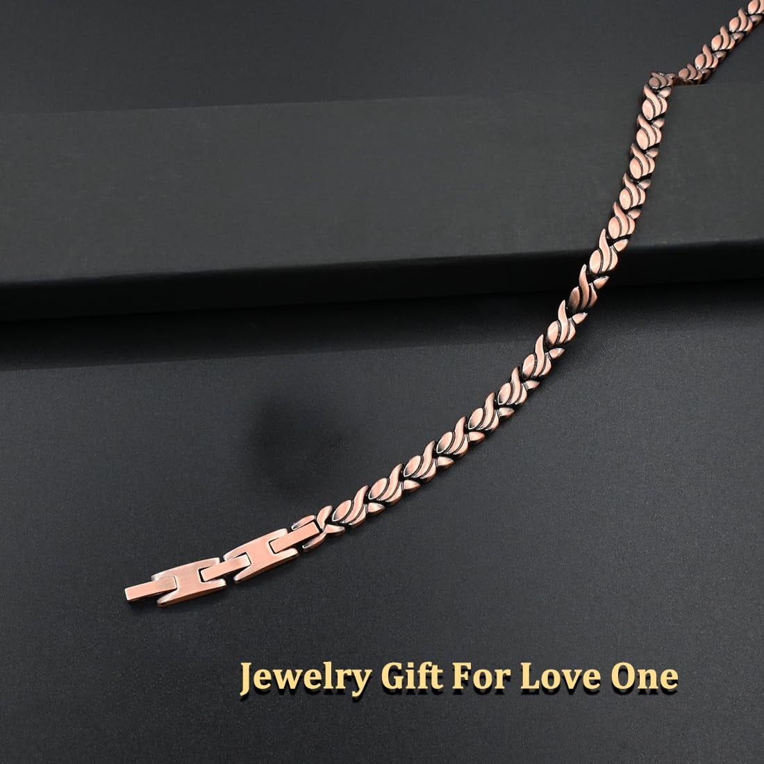 Wollet Magnetic Therapy Copper Bracelet with 3500 Gauss Magnets
