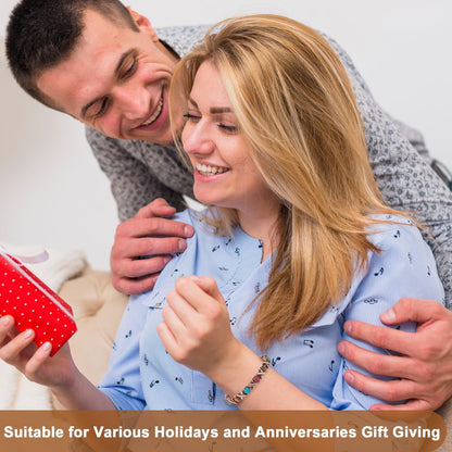 Wollet Pure Copper Magnetic Bracelets, Colorful Turquoise