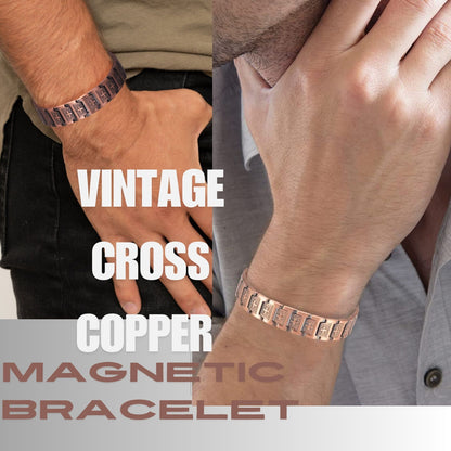 Wollet Magnetic Therapy Copper Bracelet with 3500 Gauss Magnets