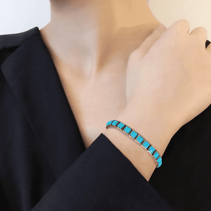 Wollet Magnetic Copper Bracelet, Turquoise Bracelets