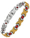 WOLLET Women’s Titanium Magnetic Bracelet – Stylish Rose Gold and Silver Two-Tone Design