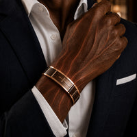 Wollet Rose Gold Magnetic Cross Bracelet
