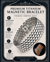 WOLLET Premium Titanium Magnetic Bracelet for Men