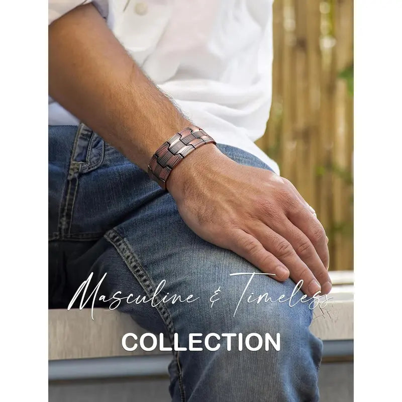 Bracelet magnétique en cuivre - Soulage la fatigue et favorise la circulation sanguine💖💖