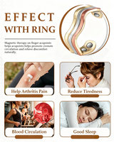 WOLLET Tri-Color Magnetic Cuff Bracelet – Luxury Gold Silver & Rose Gold Wave Design Jewelry