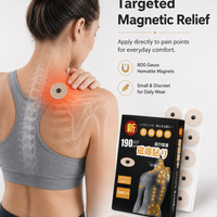 WOLLET Magnetic Acupressure Patches – 800 Gauss Hematite Magnets Kit