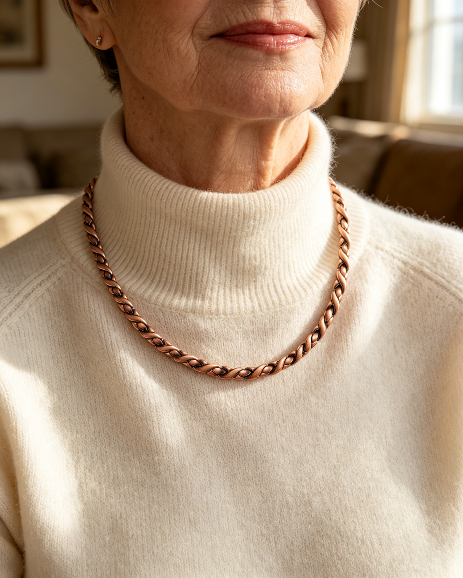 WOLLET Women's Vintage Inspired Gold Chain Necklace | Chic Jewelry for Daily Wear