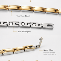 WOLLET Two-Tone Magnetic Dog Collar