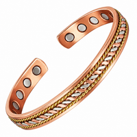 WOLLET Elite Copper Magnetic Bracelet for Men – Premium Wellness Jewelry Featuring Strong Neodymium Magnets