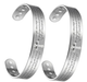 WOLLET Vintage Magnetic Copper Jewelry Bracelet Set of 2
