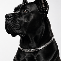 Wollet Magnetic Dog Collar, Premium Stainless Steel Pet Necklace