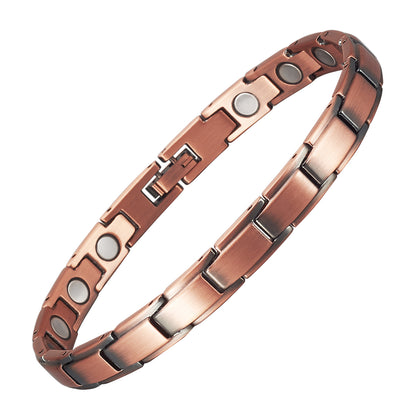 Wollet Magnetic Therapy Copper Bracelet with 3500 Gauss Magnets