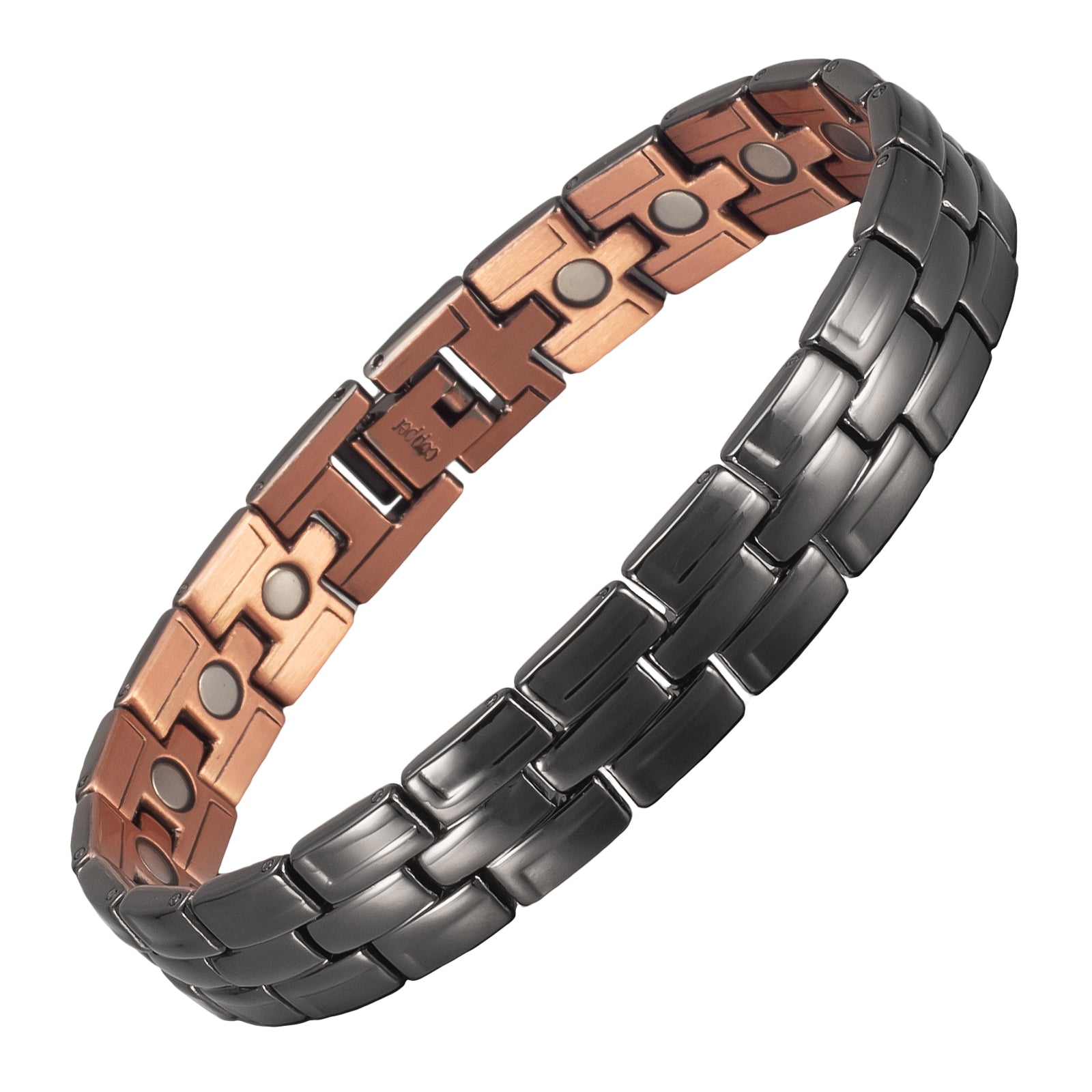 Wollet Magnetic Therapy Copper Bracelet with 3500 Gauss Magnets
