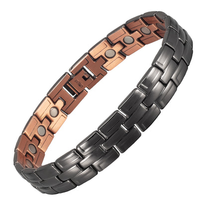 Wollet Magnetic Therapy Copper Bracelet with 3500 Gauss Magnets