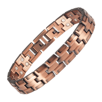 Wollet Magnetic Therapy Copper Bracelet with 3500 Gauss Magnets