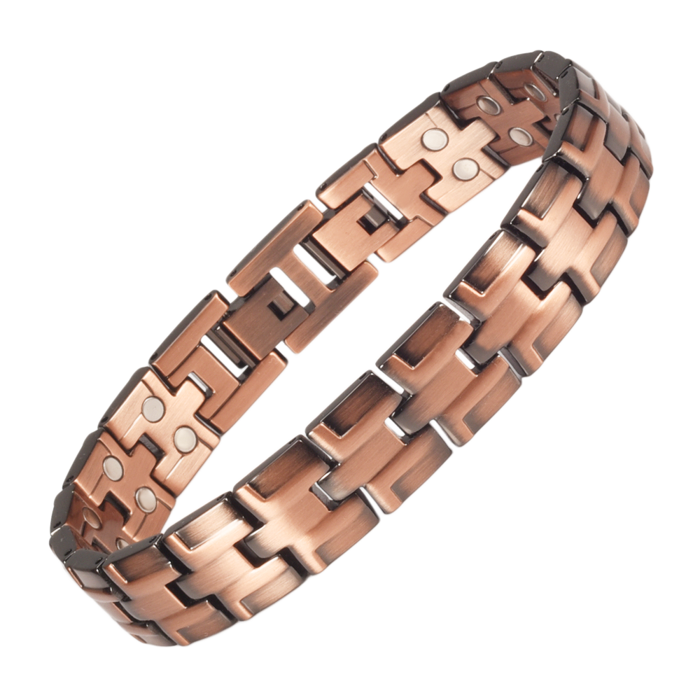 Wollet Magnetic Therapy Copper Bracelet with 3500 Gauss Magnets
