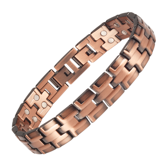 Wollet Magnetic Therapy Copper Bracelet with 3500 Gauss Magnets