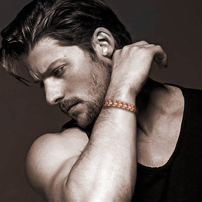 Wollet Magnetic Therapy Copper Bracelet with 3500 Gauss Magnets