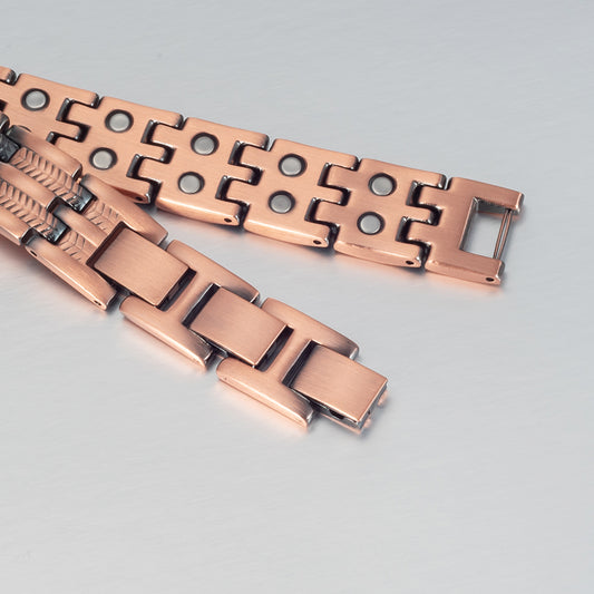 Wollet Magnetic Therapy Copper Bracelet with 3500 Gauss Magnets