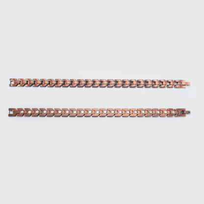 Wollet Magnetic Therapy Copper Bracelet with 3500 Gauss Magnets