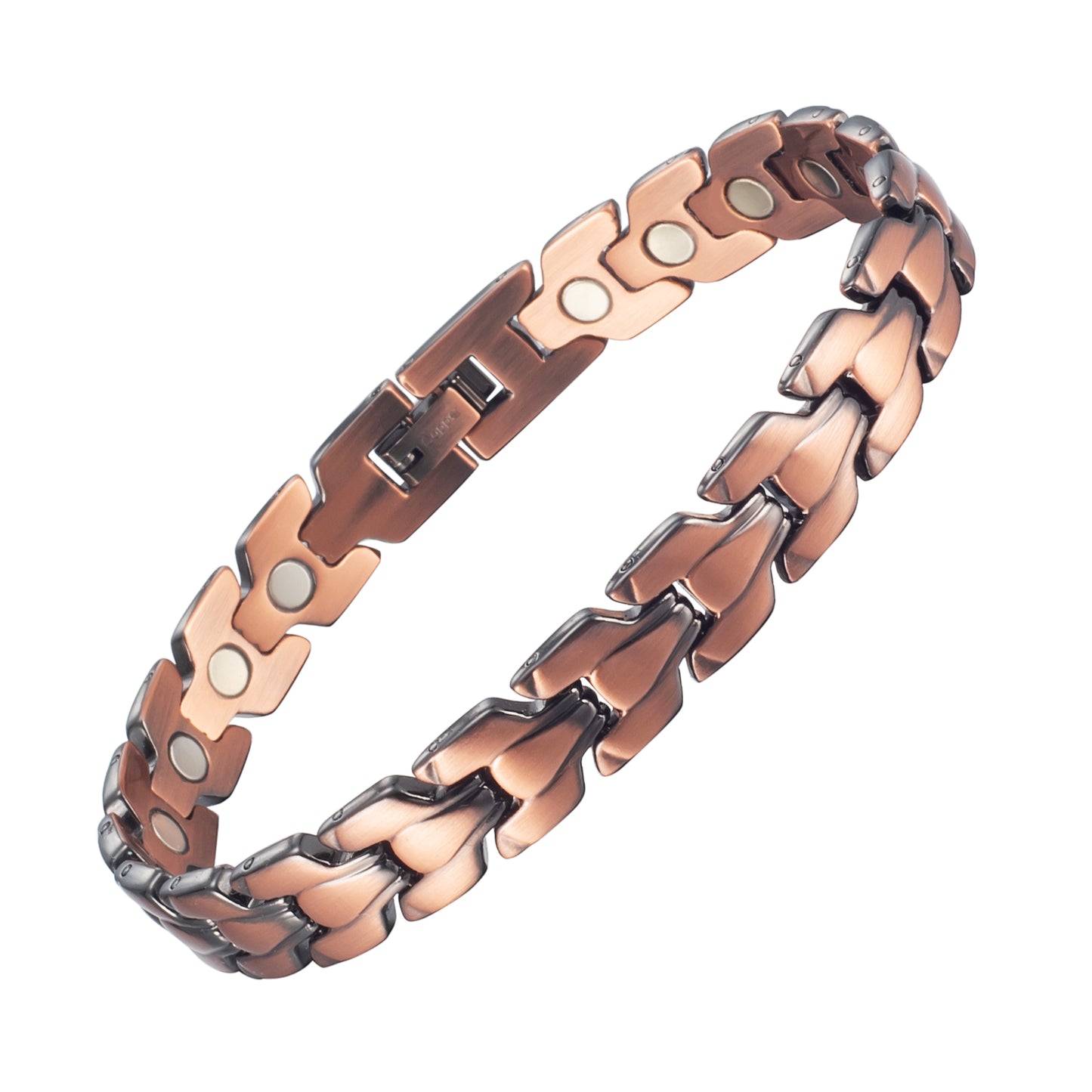 Wollet Magnetic Therapy Copper Bracelet with 3500 Gauss Magnets