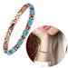 Wollet Magnetic Pure Copper Bracelets for Women, Turquoise Bracelets