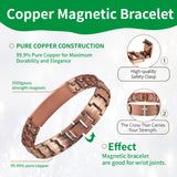 Wollet Cross Copper Bracelet for Men