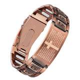 Men’s Vintage Pure Copper Bracelet – Adjustable Classic Link Jewelry（副本）