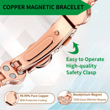 Wollet Copper Magnetic Bracelets for Women