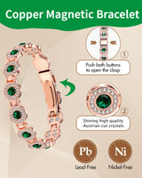 Wollet Copper Magnetic Bracelets for Women