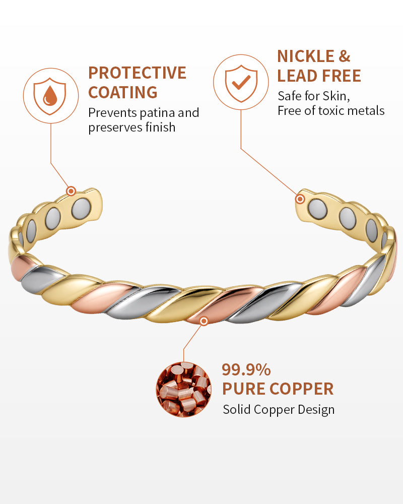 Wollet Women’s Ultra Strength Magnetic Bracelet
