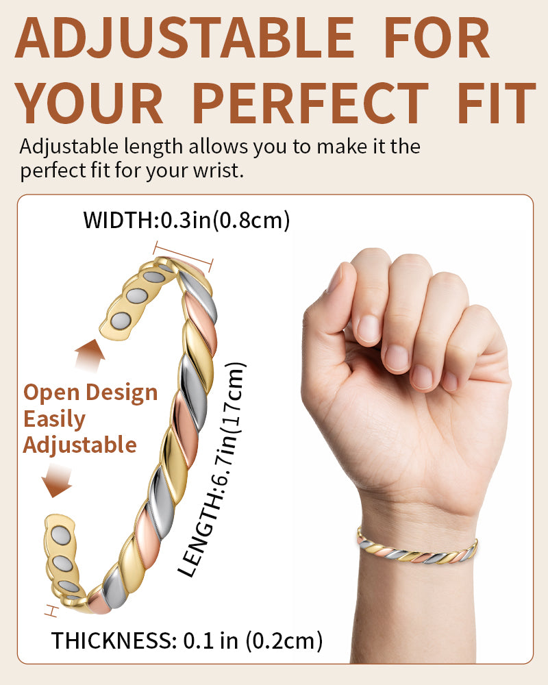 Wollet Women’s Ultra Strength Magnetic Bracelet