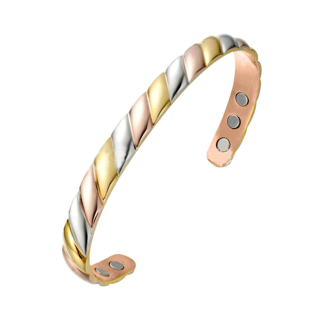 Metaljc Magnetic Copper Cuff Bracelet for Women