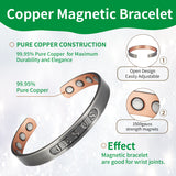 WOLLET Magnetic Bracelet with Vintage Design