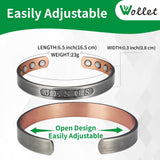 WOLLET Magnetic Bracelet with Vintage Design