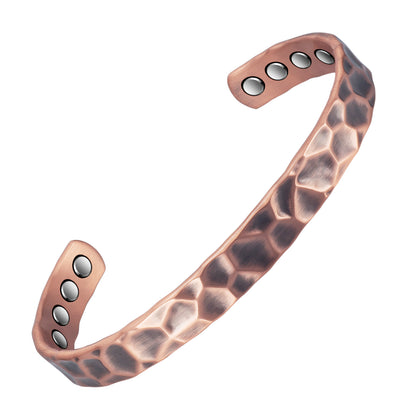 Metaljc Magnetic Copper Cuff Bracelet for Men Women