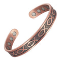 Metaljc Magnetic Copper Cuff Bracelet for Men Women