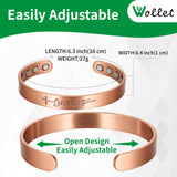 WOLLET Magnetic Bracelet with Vintage Design