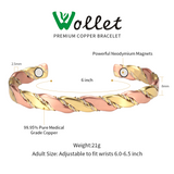 Women's pure copper bracelet