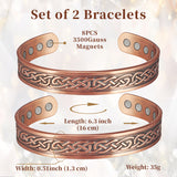 99.99% Pure Copper Magnetic Bracelets