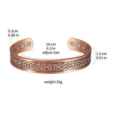 99.99% Pure Copper Magnetic Bracelets