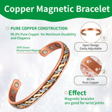 WOLLET Magnetic Bracelet with Vintage Design