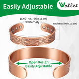 WOLLET Magnetic Bracelet with Vintage Design