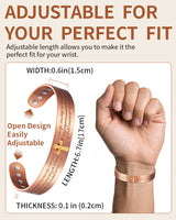 Ultra-Powerful Gold Cross Magnetic Therapy Bracelet