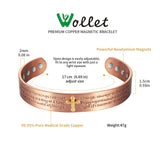 WOLLET Classic Magnetic Bracelet for  Everyday Elegant Style