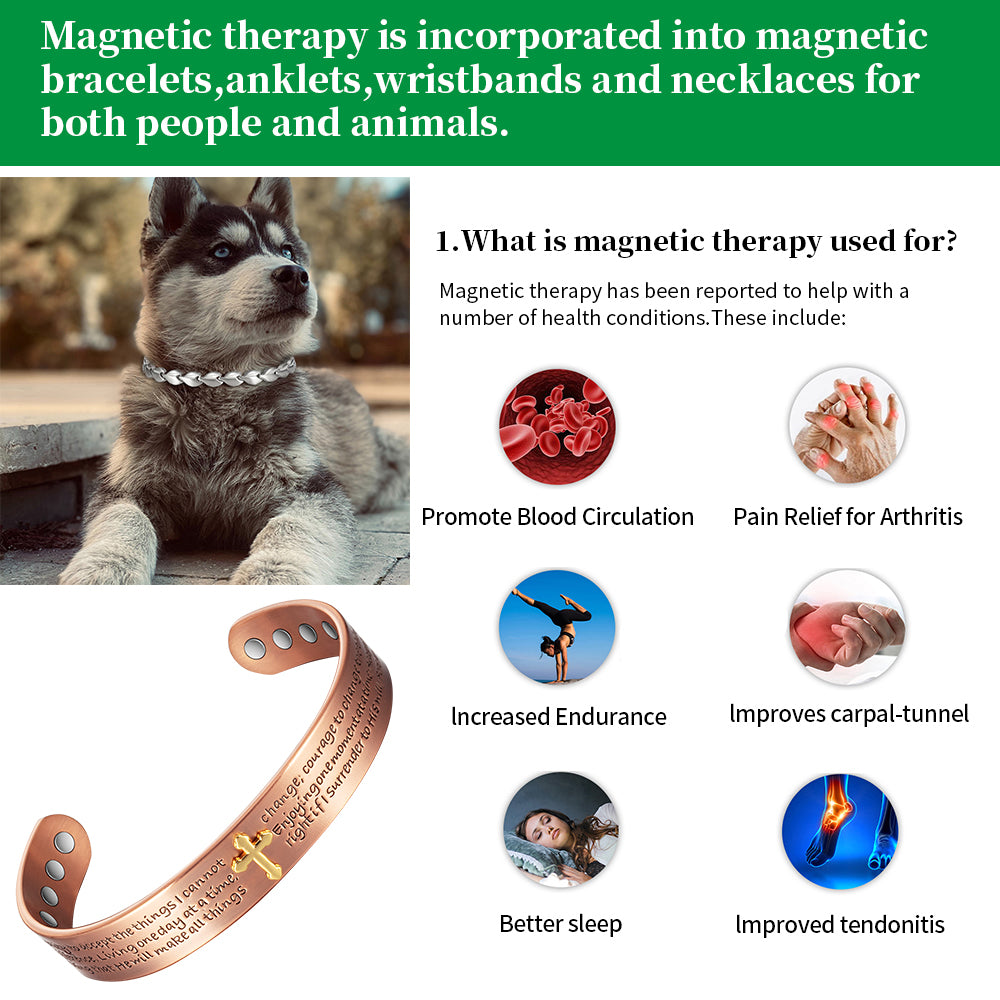 WOLLET Classic Magnetic Bracelet for  Everyday Elegant Style