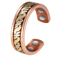 Men's Pure Copper Ring – Minimalist Adjustable Band
