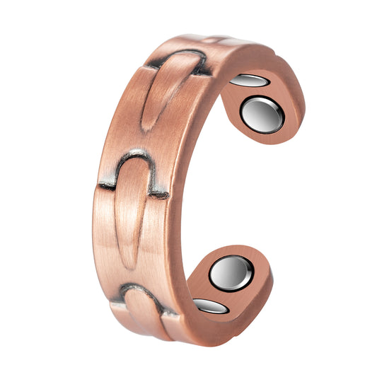 Wollet Men's Copper Ring – Classic Style Jewelry Gift